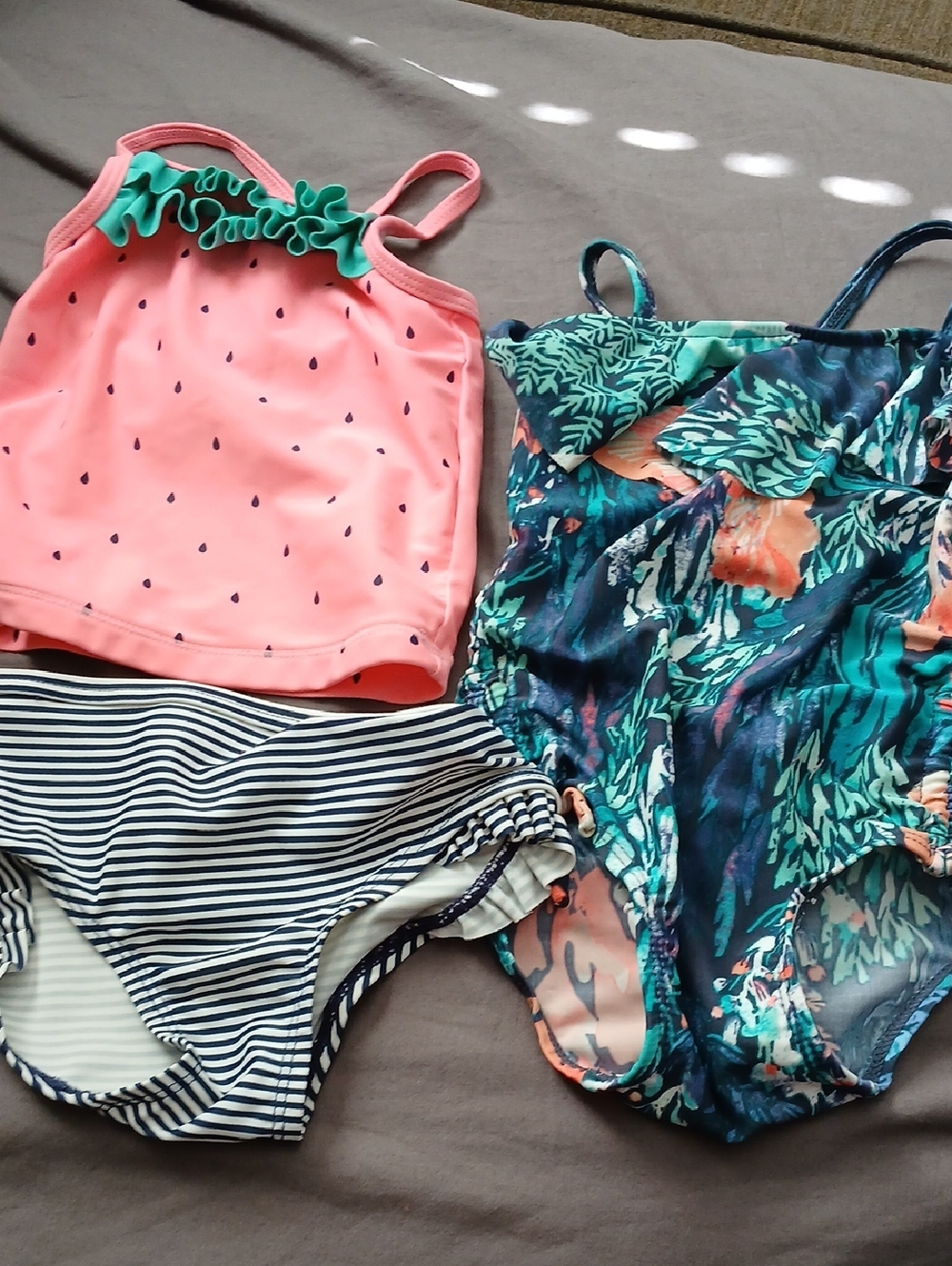 Carter's Infant Girl Swimsuit Lot